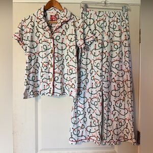 Emily McCarthy Christmas nutcracker pajamas lounge set women’s Small